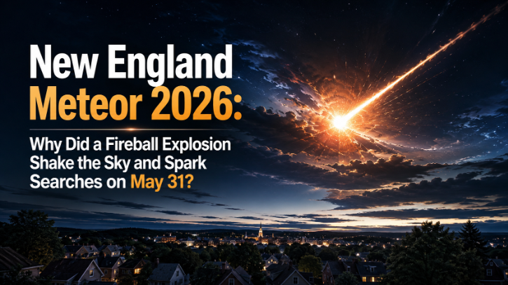 2026年新英格兰陨石：为什么5月31日的火球爆炸震动天空并引发搜索热潮？